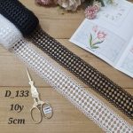 گیپور کد d-133 بسته 10 یاردی عرض 5 سانت