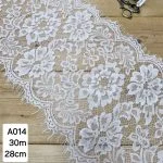 تور سوزنی کد A014 بسته 30 متری عرض 27 سانت-سفید
