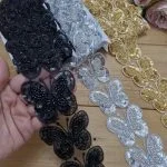 نوار ملیله دوزی کد A662 بسته 5 یاردی