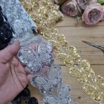 نوار ملیله دوزی کد A662 بسته 5 یاردی