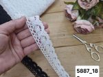 نوار قلاب بافی کد 5887-18بسته ۲۵ یاردی