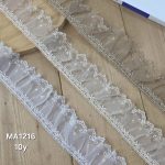 پلیسه کد MA1216 بسته 10 یاردی عرض 6 سانت