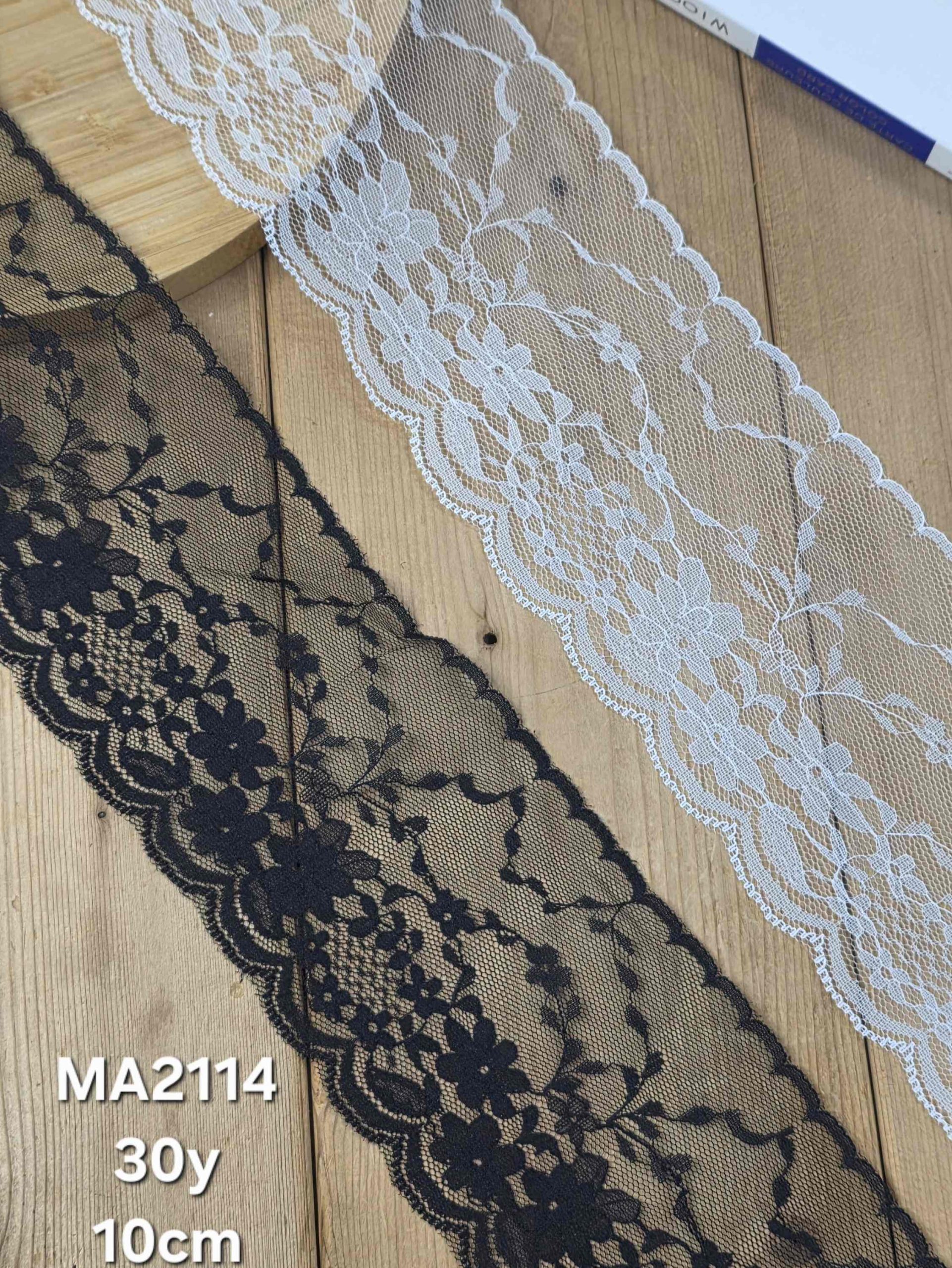 20251205_193337 تور ساده کد MA2114 بسته بندی 30 یاردی سایز 10 سانت - تصویر 1