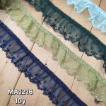 پلیسه کد MA1216 بسته 10 یاردی عرض 6 سانت