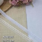 نوار قلاب بافی کد NO6585 سایز 2.5 ~3 سانت بسته ۲۵ یاردی