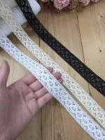 نوار قلاب بافی کد 6564 سایز 3 سانت بسته ۲۵ یاردی