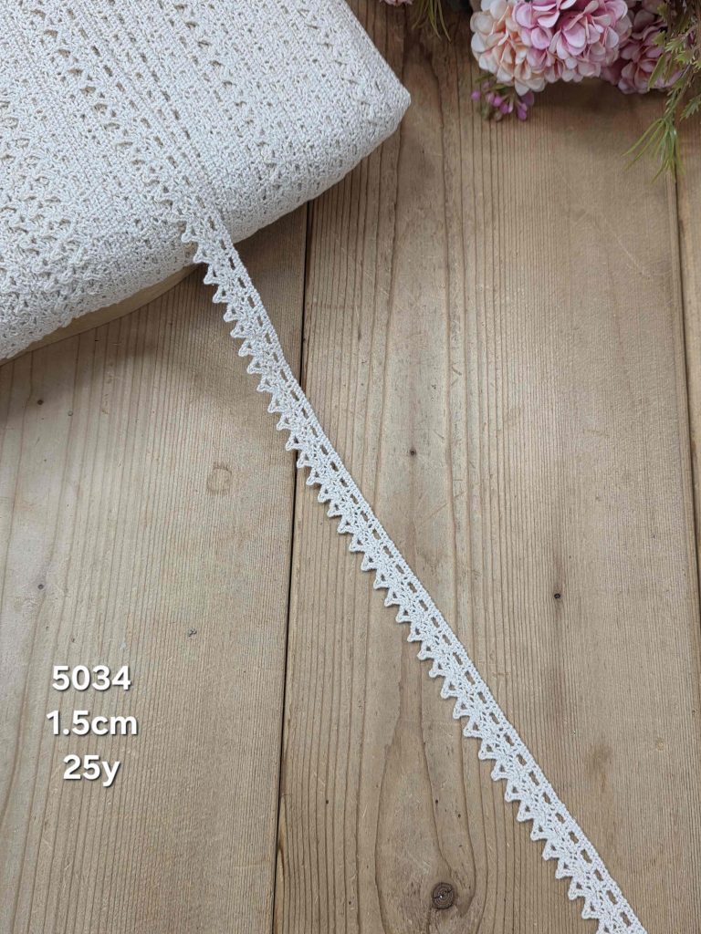 نوار قلاب بافی کد 5034 سایز 1.5 سانت بسته ۲۵ یاردی