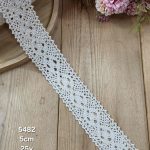 نوار قلاب بافی کد 5482 سایز 5 سانت بسته ۲۵ یاردی