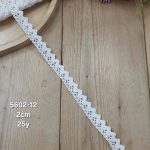 نوار قلاب بافی کد 5602-12 سایز 2 سانت بسته ۲۵ یاردی