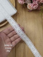 نوار قلاب بافی کد 5094-10 سایز 3 سانت بسته ۲۵ یاردی