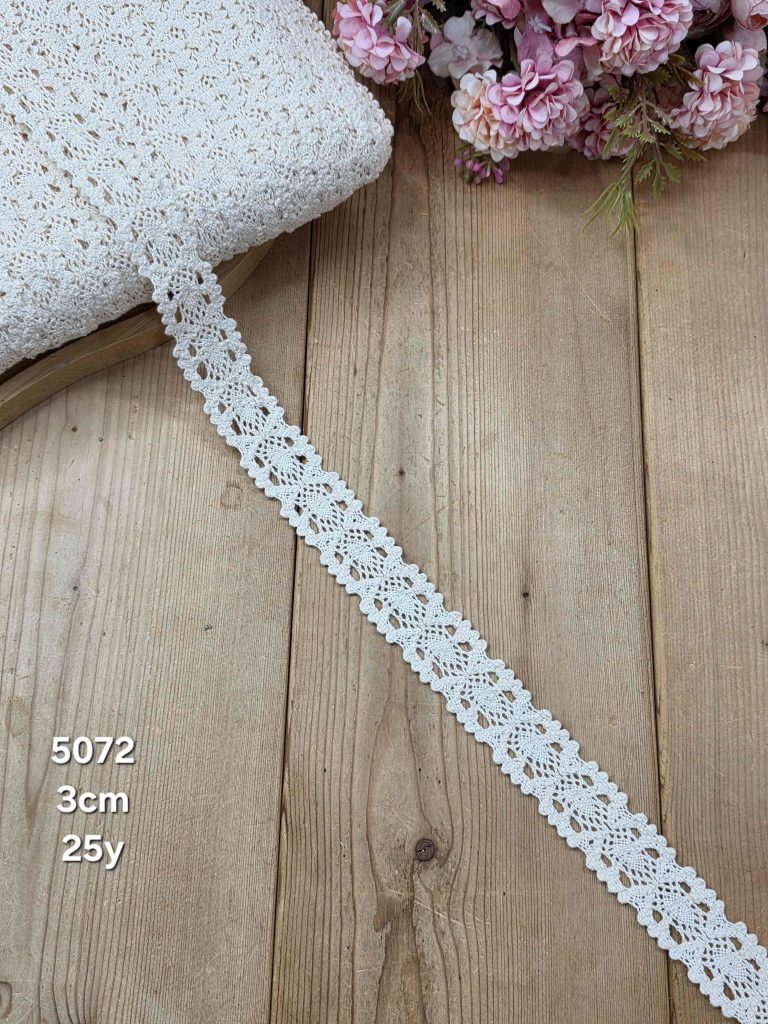 نوار قلاب بافی کد 5072 سایز 3 سانت بسته ۲۵ یاردی