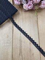 نوار قلاب بافی کد5602-12 سایز 1.5 سانت بسته ۲۵ یاردی
