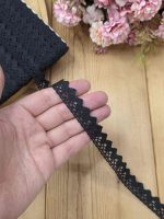 نوار قلاب بافی کد5602-12 سایز 1.5 سانت بسته ۲۵ یاردی