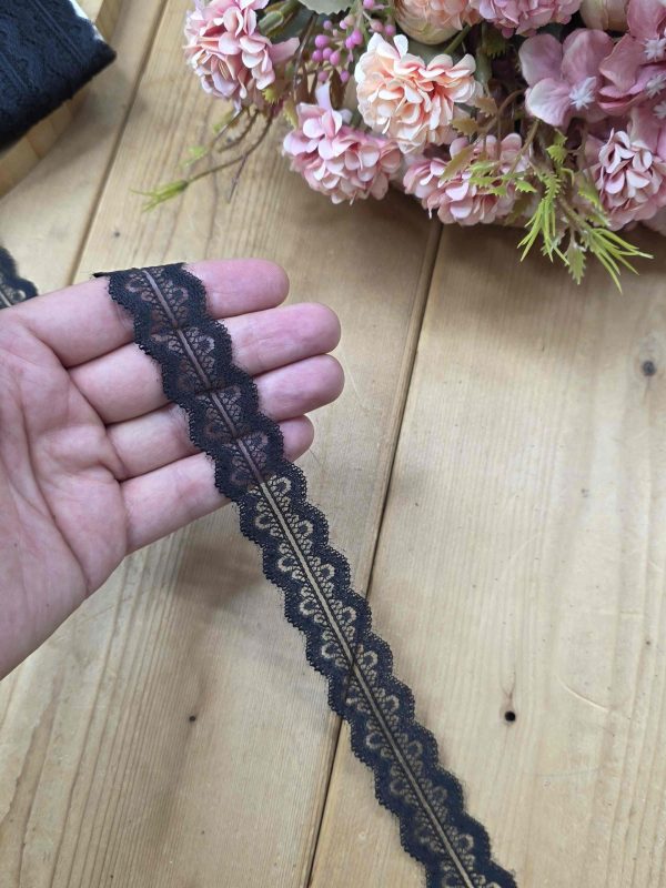 تور ساده کد 1597-2 بسته بندی 72 یاردی سایز 2.5 سانت - تصویر 2