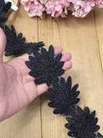 نوار ملیله دوزی کد H501 بسته 5 یاردی سایز 7.5 سانت