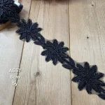 نوار ملیله دوزی کد A657 بسته 5 یاردی سایز 8 سانت