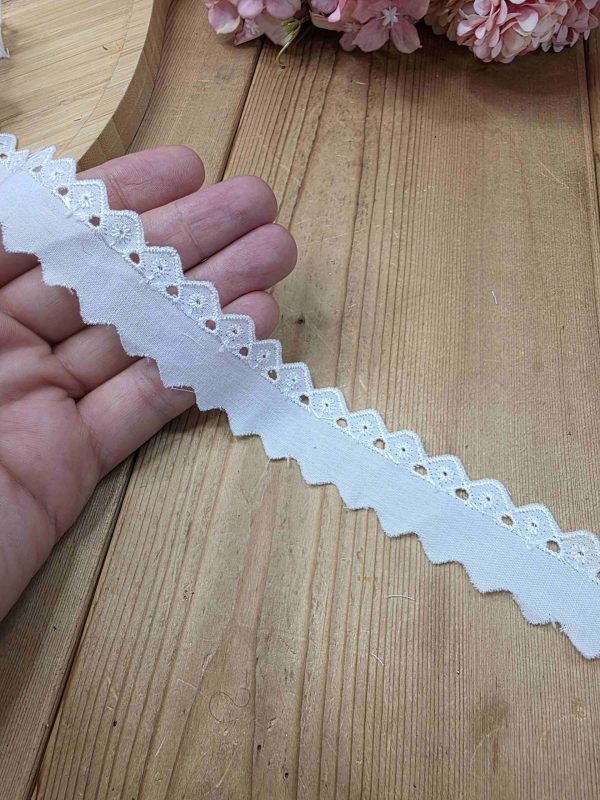 تور کتان کد TK2w سایز 2 سانت بسته 15 یاردی - تصویر 2