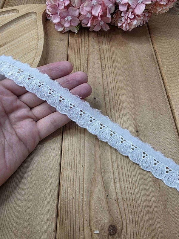 تور کتان کد TK3w سایز 3 سانت بسته 15 یاردی - تصویر 2