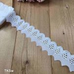 تور کتان کد TK5w سایز 5 سانت بسته 15 یاردی