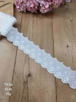 تور کتان کد TK5c سایز 5 سانت بسته 15 یاردی