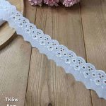 تور کتان کد TK5w سایز 5 سانت بسته 15 یاردی