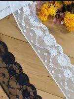 تور ساده کد TC744 بسته بندی 36 یاردی سایز 9 سانت - تصویر 2
