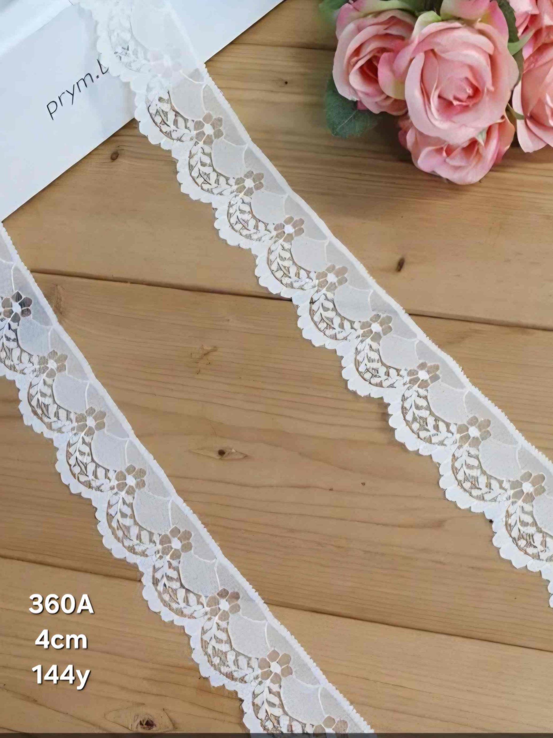 IMG-20200817-WA0026 تور ساده کد 360A بسته بندی 144 یاردی سایز 4 سانت - تصویر 1