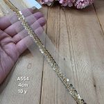 نوار ملیله دوزی کد A554 بسته 10 یاردی سایز 4 سانت