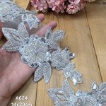 نوار ملیله دوزی کد A624 بسته 5 یاردی