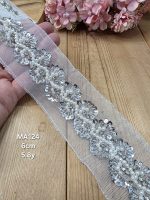 نوار ملیله دوزی کد MA124 بسته 5.8 یاردی سایز 6 سانت