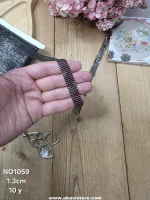 نوار نگین کد NO1059 سایز 1.3 سانت بسته 10 یاردی - تصویر 3