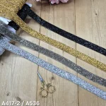 نوار نگین کد A417-2/A536 سایز 2.5 سانت بسته 10 یاردی